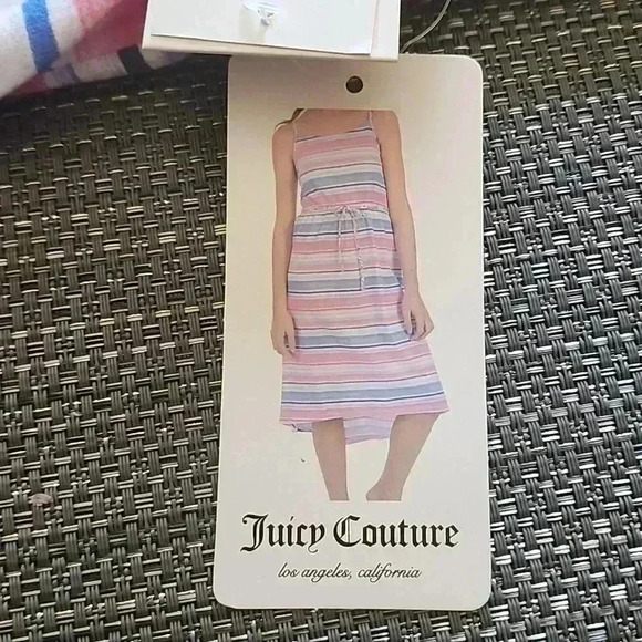 Juicy couture stripe dress 👗 size M 7 8 - Picture 5 of 5